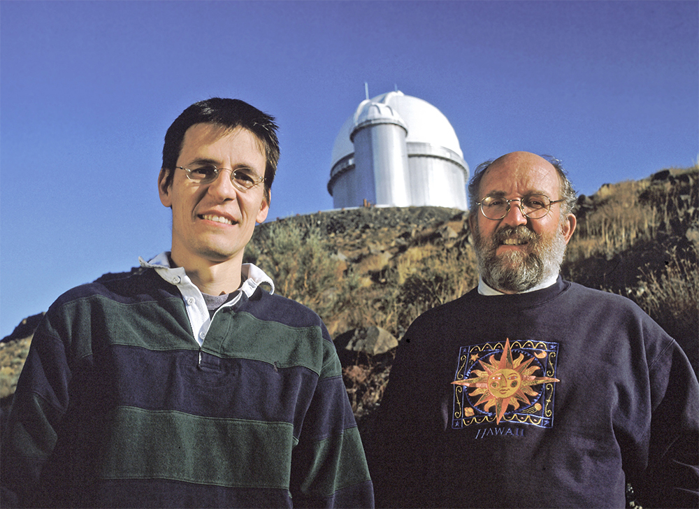 Astronomers Didier Queloz and Michel Mayor (Image credit: ESO)